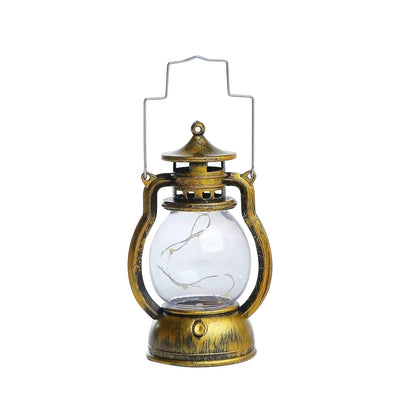 Lampă de veghe LED în formă de lampă cu petrol, cu posibilitate de personalizare prin gravură, ideală pentru cadou - înălțime 12,6 cm, lățime 5,8 cm, certificat CE