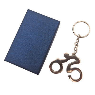 Breloc metalic pentru chei biciclist în cutie elegantă – gadget pentru ciclist - MT2010A