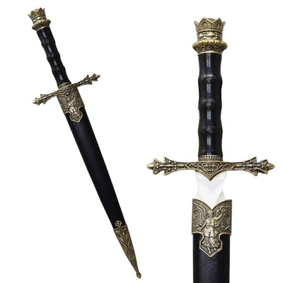 Pumnal cavaleresc 34cm, replică decorativă cu posibilitate de gravură