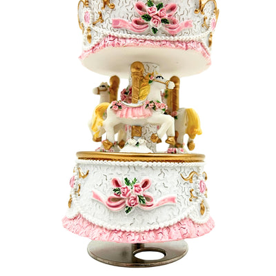 Carusel cutie muzicală pastel MP-333 cu gravură