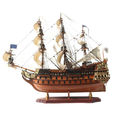 Model de lux al velierului Soleil Royal 65cm - SOL6, posibilitate de personalizare prin gravură