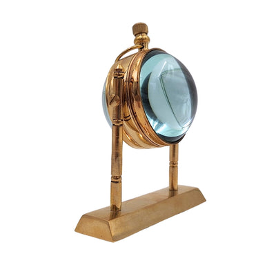 Ceas marinăresc de birou din alamă NC2963 cu gravură personalizată