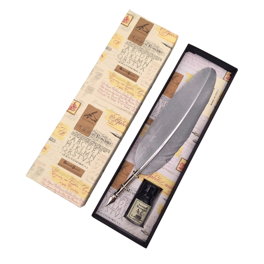 Set elegant pentru caligrafie, cu gravură personalizată