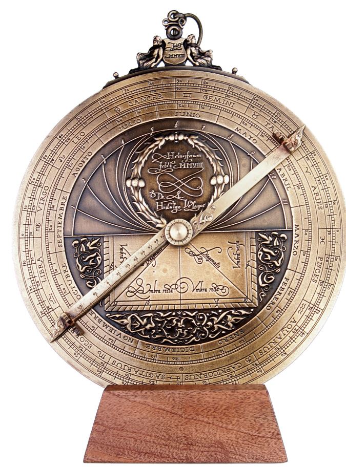 Astrolab european mare H35 cu gravură