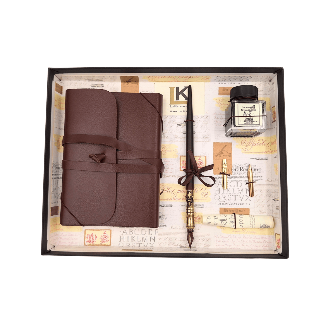 Set exclusivist de caligrafie cu carnețel