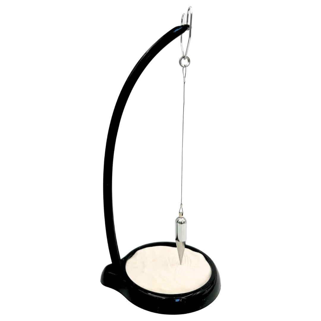 Pendul cu nisip Sand Pendulum cu gravură - decorațiune inspirațională 38cm cu nisip cinetic