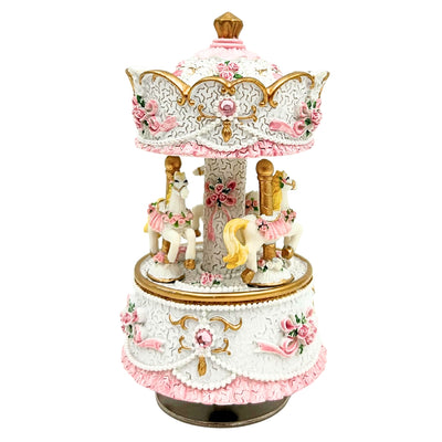 Carusel cutie muzicală pastel MP-333 cu gravură