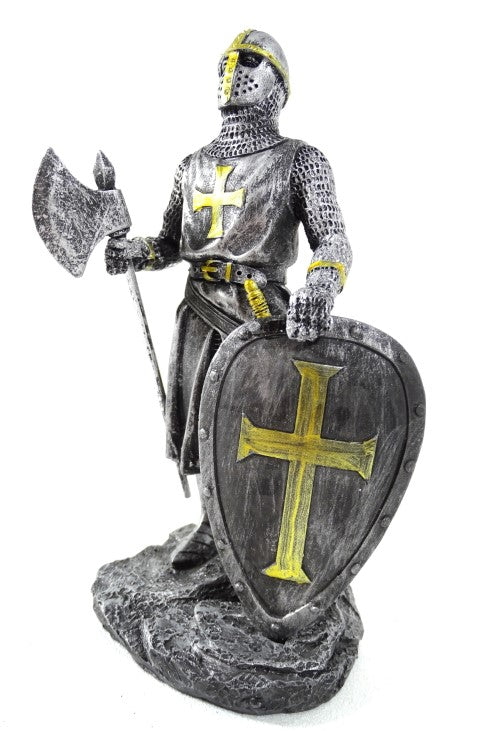 Figurină cavaler - cruciat 18cm, cu posibilitate de personalizare prin gravură