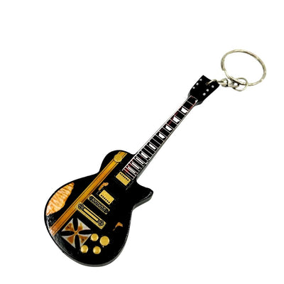 Breloc chitară Metallica James Hetfield Iron Cross cu posibilitate de personalizare prin gravură