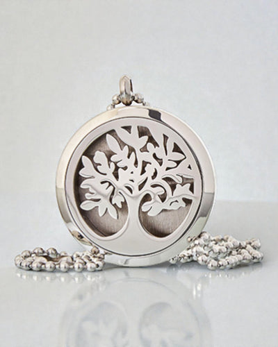 Naszyjnik Aromalife Tree – Sekretnik Zapachu z Motywem Drzewa Życia 30 mm