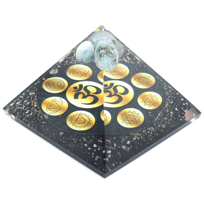 Piramidă orgonitică Midnight Om Chakra