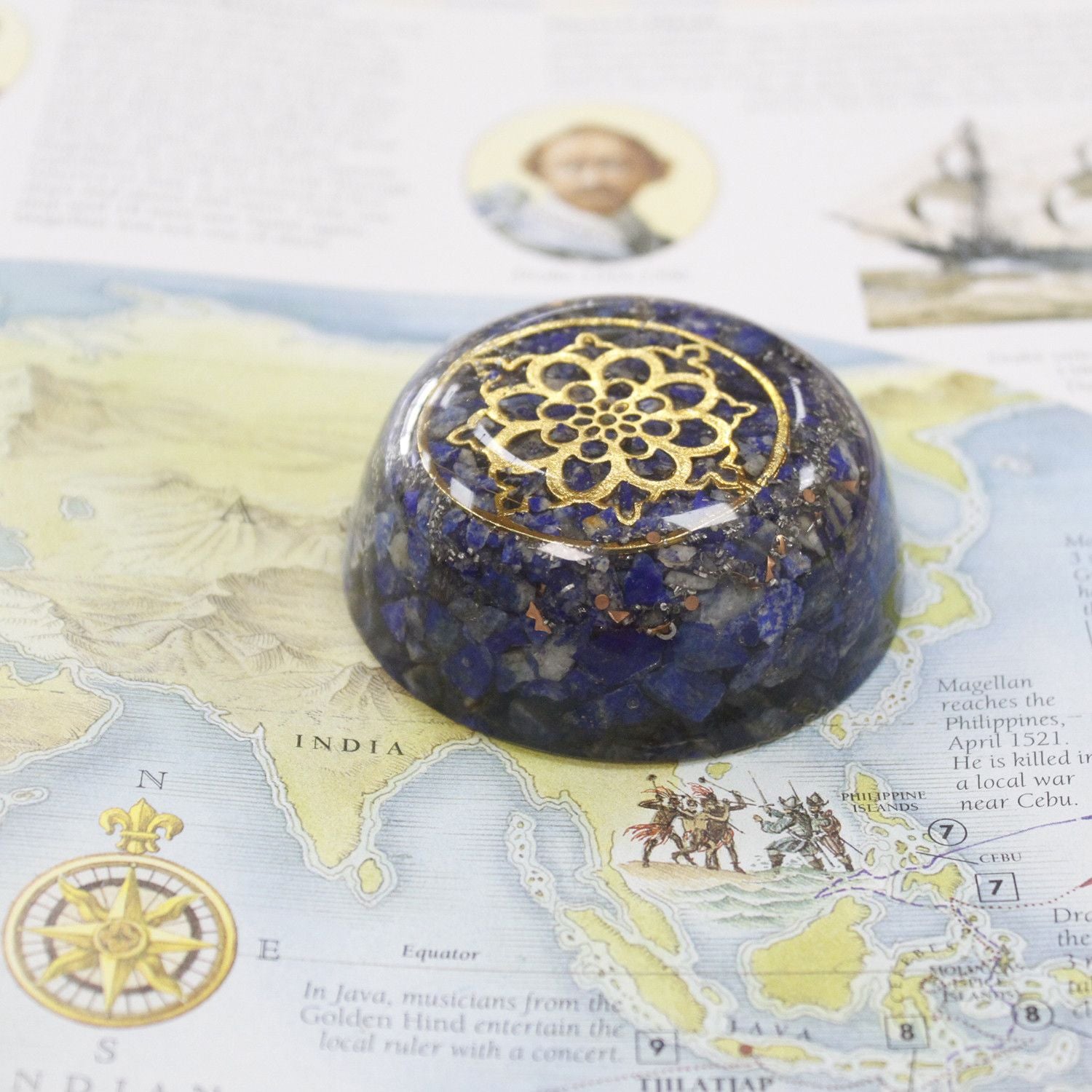 Pachete de Putere pentru Birou din Orgonit - Dom de Lapis Lazuli