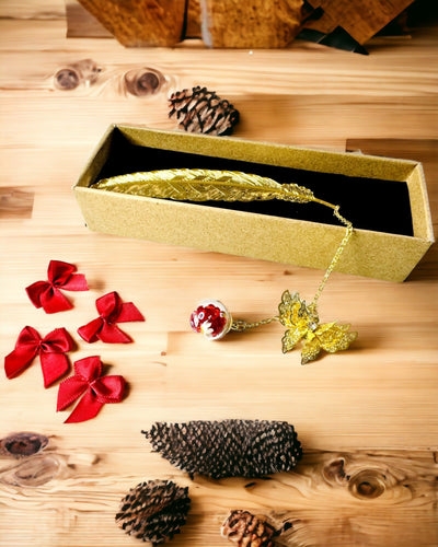 Semn de carte metalic creativ Retro Semn de carte Vintage - Pană și Fluture în Stil Baroc