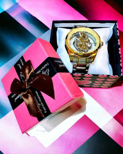 Ceas Bărbătesc Quartz „Vision Sport” – Dublu Transparent din Aluminiu