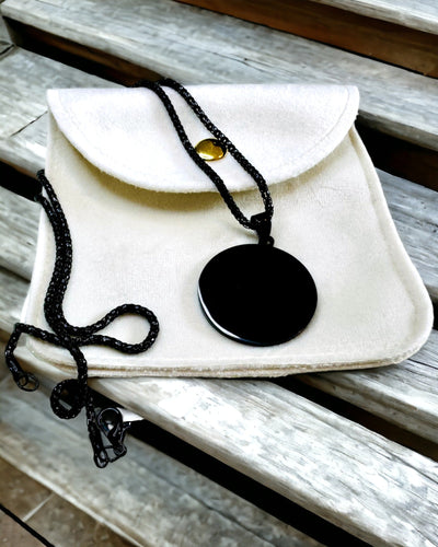 Pandantiv "Urban Elegance" – Medalion Rotund din Oțel Inoxidabil în Două Culori cu Posibilitate de Personalizare