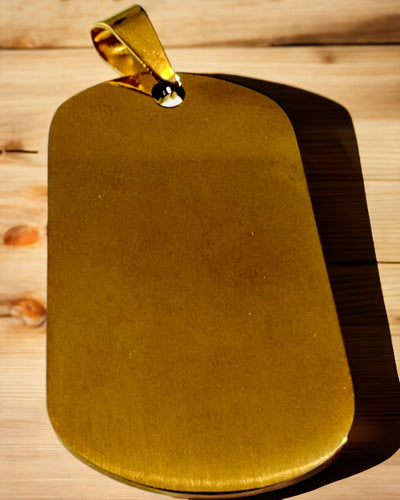 Pandantiv Militar cu Gravură - Stil Retro în Diferite Culori