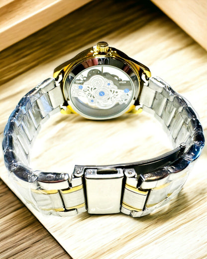 Ceas Bărbătesc Quartz „Vision Sport” – Dublu Transparent din Aluminiu