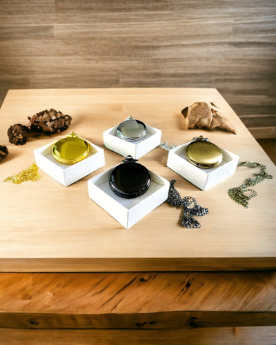 Ceas de buzunar vintage cu posibilitate de personalizare - aur periat