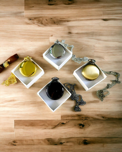 Ceas de Buzunar Clasic din Argint cu Opțiune de Gravare