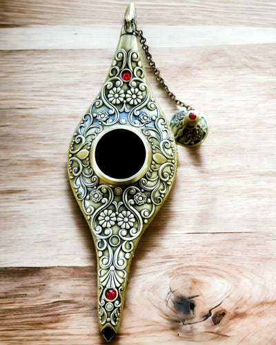 Lampa Magică a lui Aladin cu Opțiune de Gravare - Variantă Aur Tocată