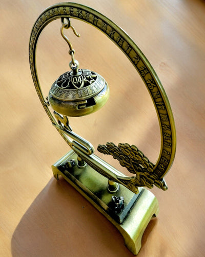 Suport Metalic Elegant pentru Tămâie „Mare Liniște” - posibilitate de personalizare cu gravură