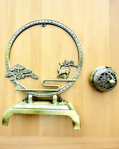 Suport Metalic Elegant pentru Tămâie „Mare Liniște” - posibilitate de personalizare cu gravură