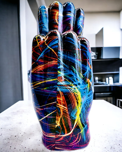 Kalejdoskop Serce – Ornament Manual din Rășină cu Posibilitate de Gravare