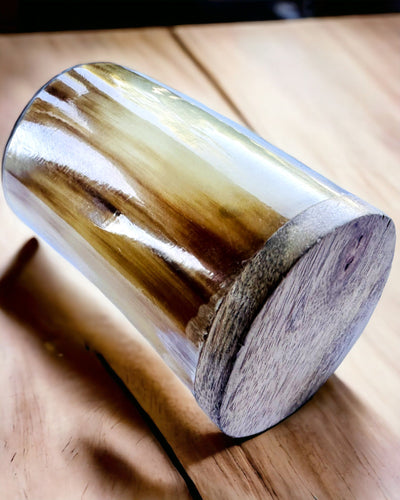 Ceașcă Mică Lucrată Manual cu Posibilitate de Gravare, pahar Indian Ceașcă, posibilitate de personalizare pentru cadou, gravură. Culoare deschisă