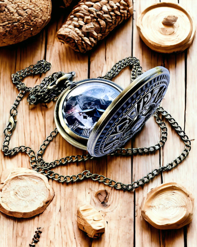 Ceas de buzunar "Heritage Timekeeper" Cadou personalizat cu gravură