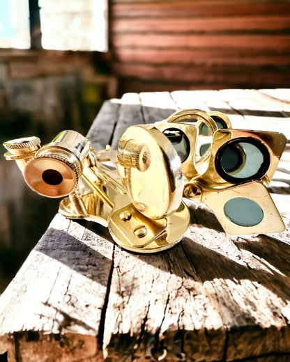 Sextant Artistic de culoare aurie - posibilitate de personalizare cu gravură
