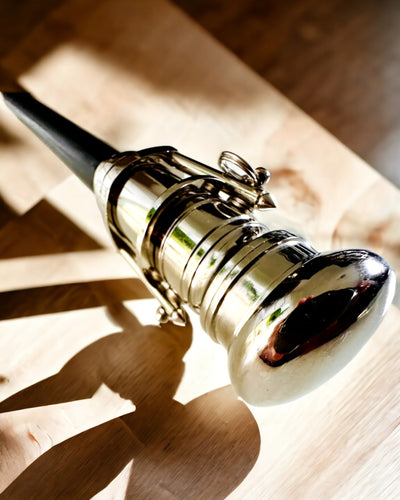 BASTON DE MERS CU MÂNER CU FUNCȚIE DE TELESCOP – ELEGANT ȘI LA MODĂ, 95 CM - "Navigator's Crest"