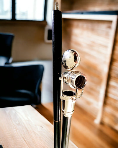 BASTON DE MERS CU MÂNER CU FUNCȚIE DE TELESCOP – ELEGANT ȘI LA MODĂ, 95 CM - "Navigator's Crest"