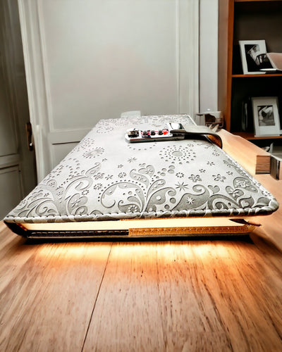 Notițele Exclusive, piele PU, A5 cu Lacăt cu Cod - "Secret Journal", personalizare cu gravură