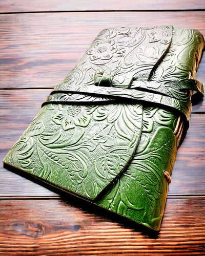 Notatnik Premium din Piele „Eleganța Naturii” - 200 de pagini, 120g, caiet, caiet de schițe, 2 culori la alegere, personalizare cu gravură