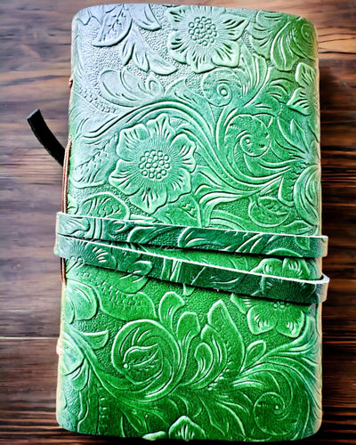 Notatnik Premium din Piele „Eleganța Naturii” - 200 de pagini, 120g, caiet, caiet de schițe, 2 culori la alegere, personalizare cu gravură