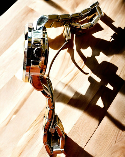 Ceas bărbătesc elegant KIMSDUN Prestige Mecanism Transparent și Eleganță Sportivă, posibilitate de personalizare cu gravură