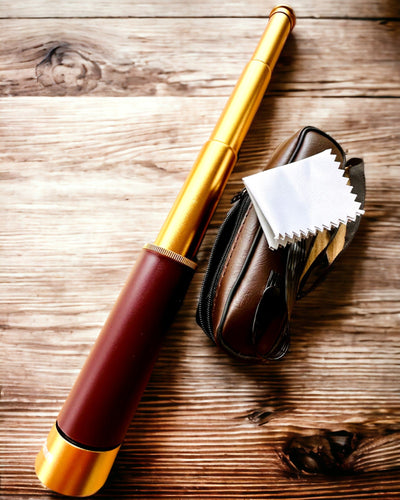 Lunetă Monoculară Explorer 25x30 - Telescop Portabil, Pliabil de Mână, posibilitate de personalizare cu gravură