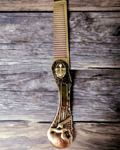 Mystic Skull Comb - pieptene premium, posibilitate de personalizare cu gravură