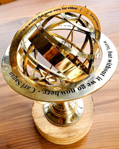 Astrolabium Artis - Realizat Manual cu Opțiune de Gravare, decorațiune pentru birou, premium