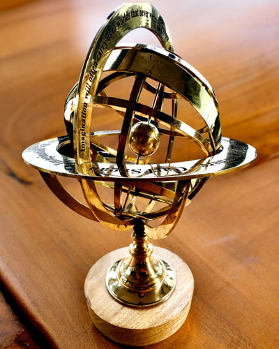 Astrolabium Artis - Realizat Manual cu Opțiune de Gravare, decorațiune pentru birou, premium