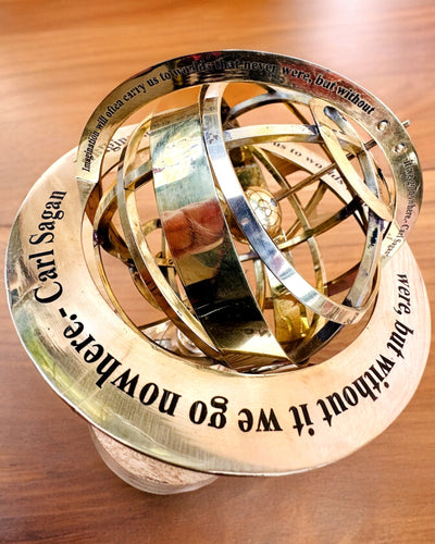 Astrolabium Artis - Realizat Manual cu Opțiune de Gravare, decorațiune pentru birou, premium