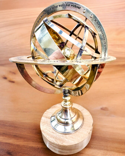 Astrolabium Artis - Realizat Manual cu Opțiune de Gravare, decorațiune pentru birou, premium