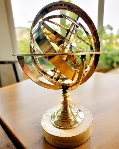 Astrolabium Artis - Realizat Manual cu Opțiune de Gravare, decorațiune pentru birou, premium