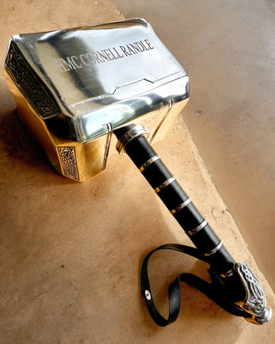 Młot Thora "Chief" - Ciocan Meșteșugăresc Realizat Manual, personalizare cu gravură pentru cadou