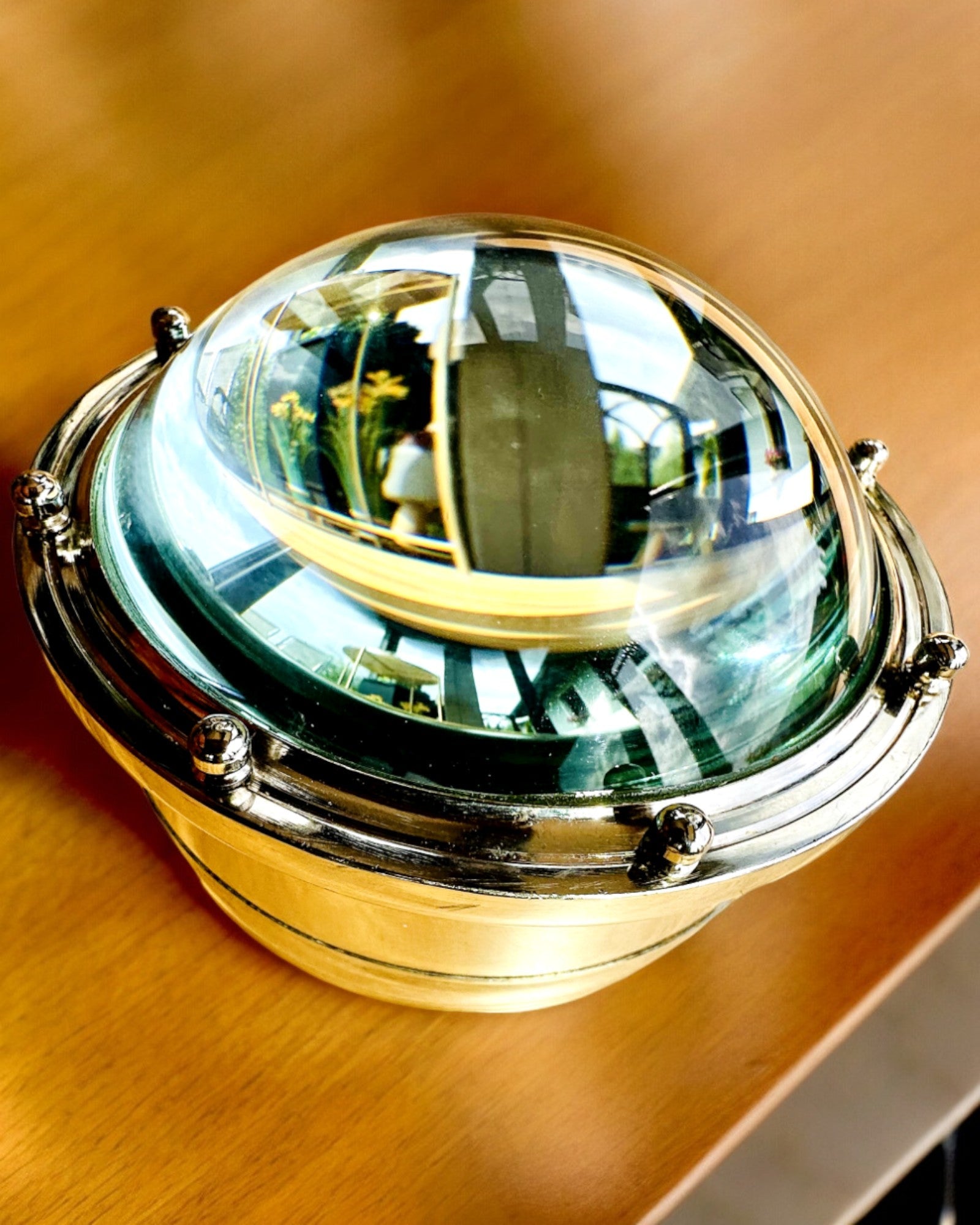 Bailey Compass Clock - Ceas Elegant cu Motiv de Busolă cu Posibilitate de Gravare
