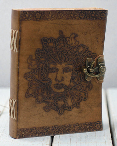 Sylva Spirit – Caiet de notițe din piele Greenman cu închizătoare metalică