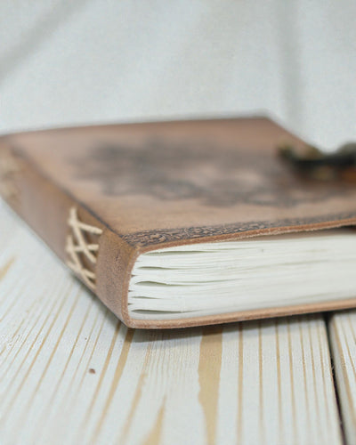 Sylva Spirit – Caiet de notițe din piele Greenman cu închizătoare metalică