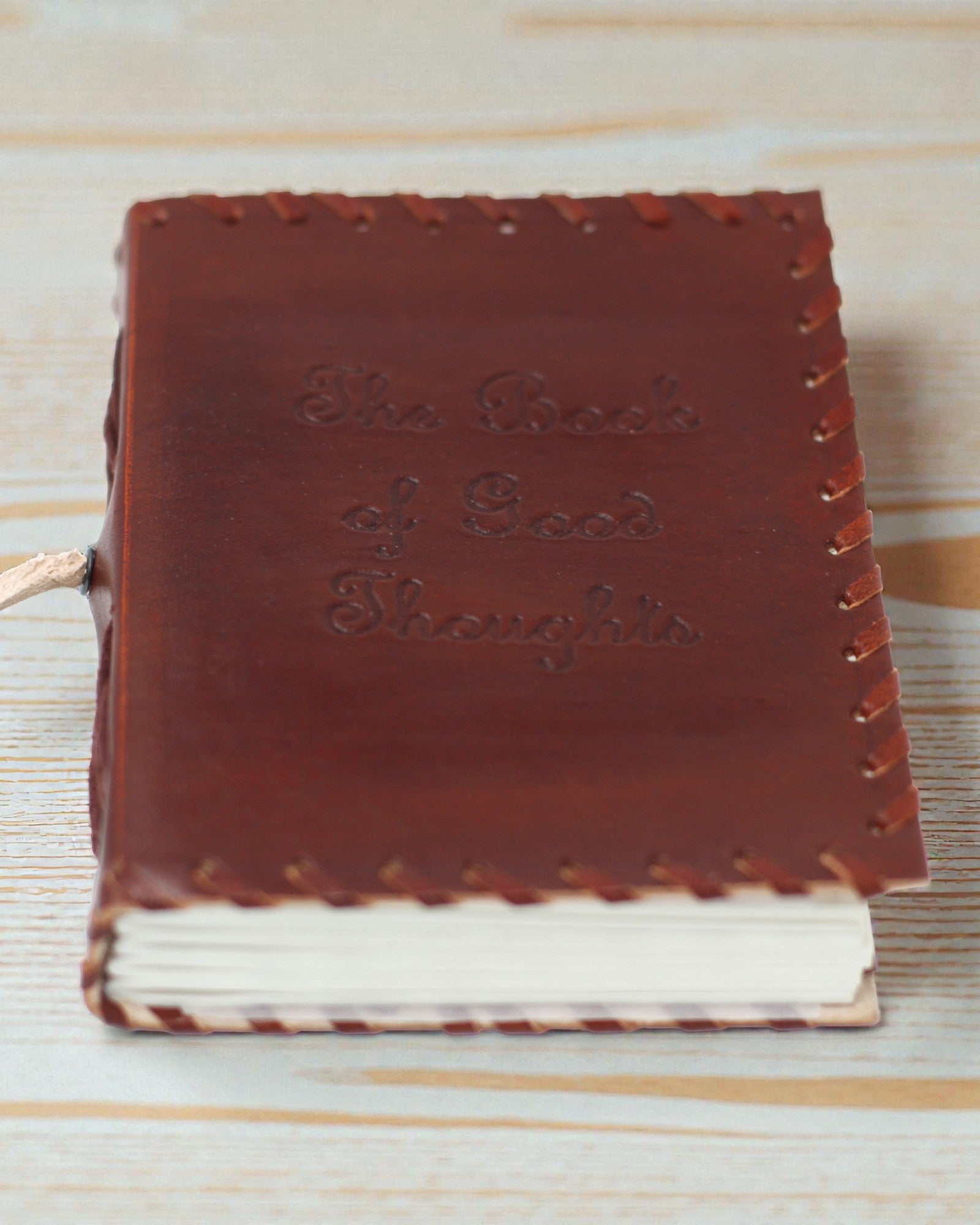 Liber Mentis – Skórzany Notatnik Księga Myśli z Owijanym Paskiem