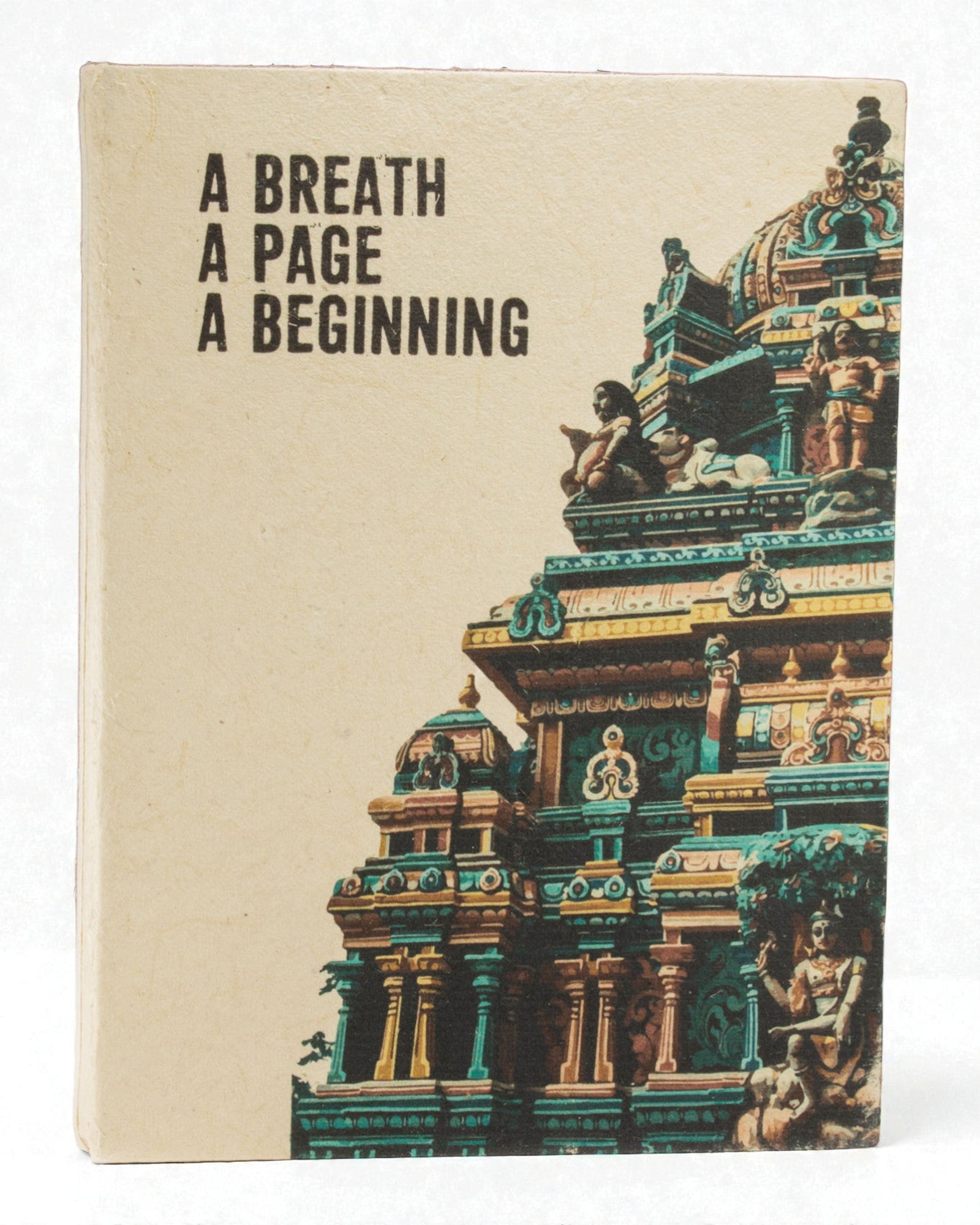 Caiet Lokta Inspirație Mare (21x15cm) - 45 de foi - O suflare - include semn de carte