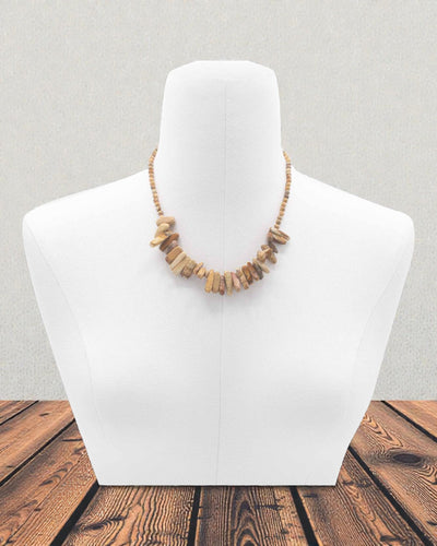 Colier cu piatră prețioasă Longstone – piatră-hartă